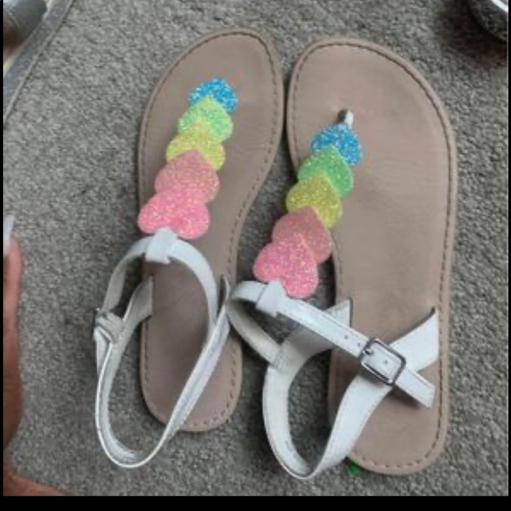 Colorful sandals size 2